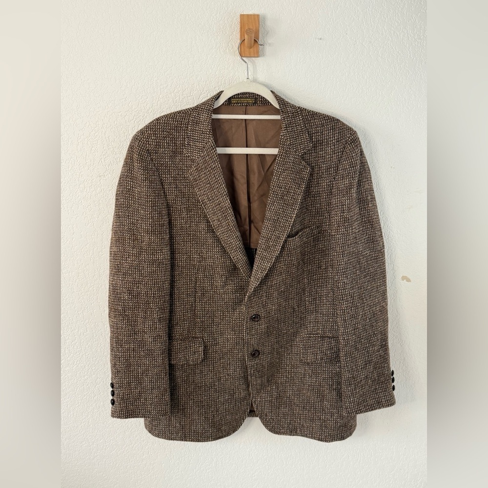 Vintage Harris Tweed Men's Blazer - Picture 2 of 9